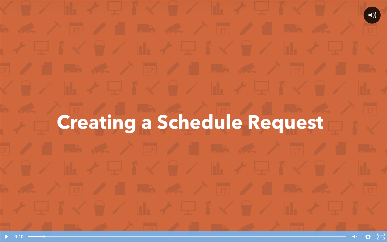 Creating a Schedule Request